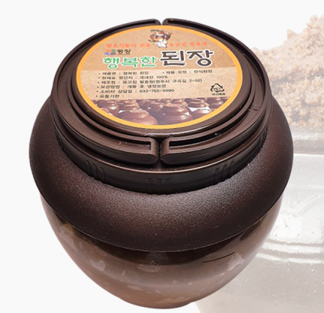 권현민전통발효원,수 십년 씨 간장으로 만든 맛있는 전통 재래식 시골  집된장1kg